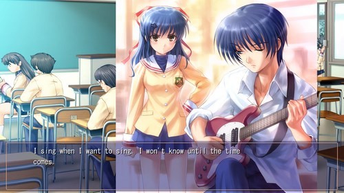 CLANNAD Side Stories gameplay